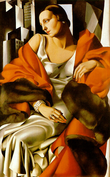 Portrait of Madame Boucard painting - Tamara de Lempicka Portrait of Madame Boucard art painting